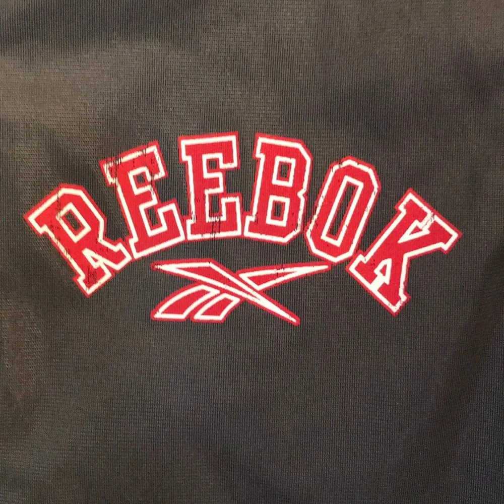 Reebok Gray Jacket with Red & White Trim